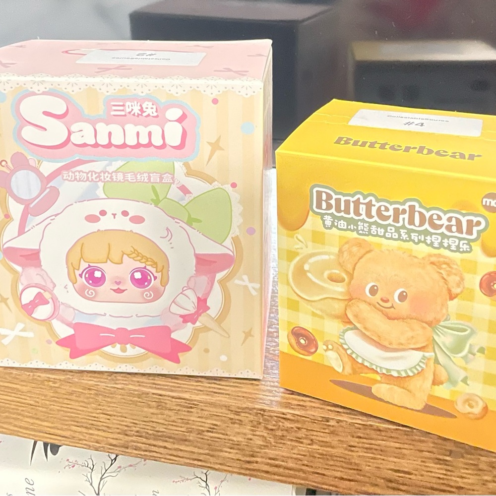 Cute Sanmi and Butterbear Blind Boxes